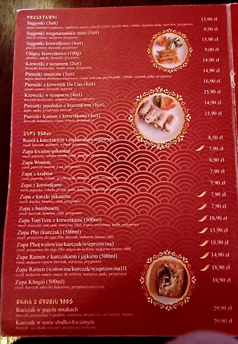 Menu Restauracja Sajgon Jaworzno-3