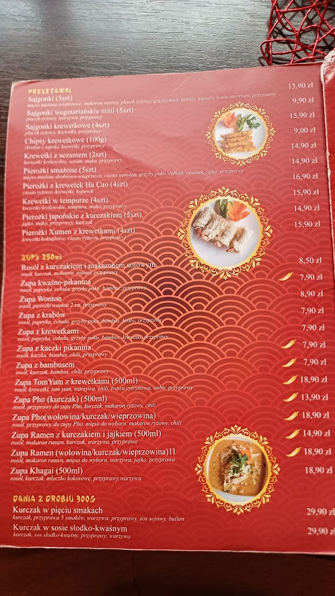 Menu Restauracja Sajgon Jaworzno-5