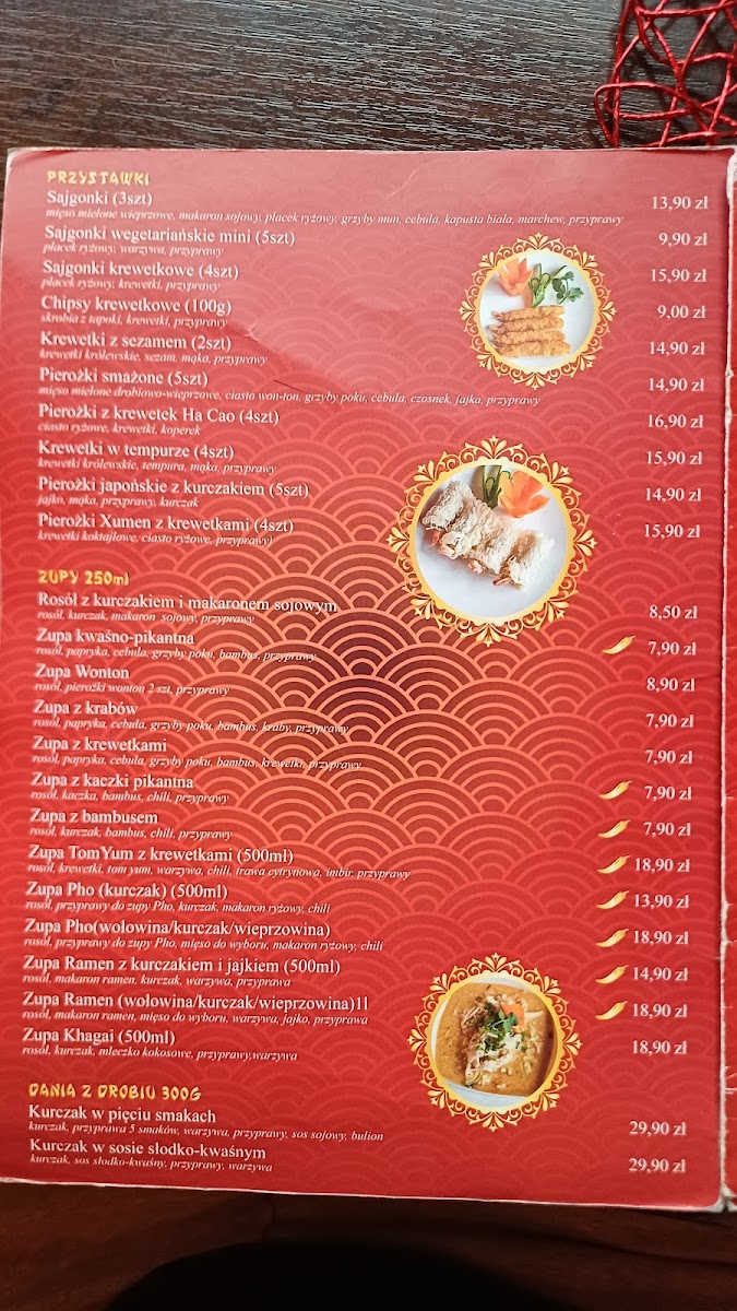 Menu Restauracja Sajgon Jaworzno-9